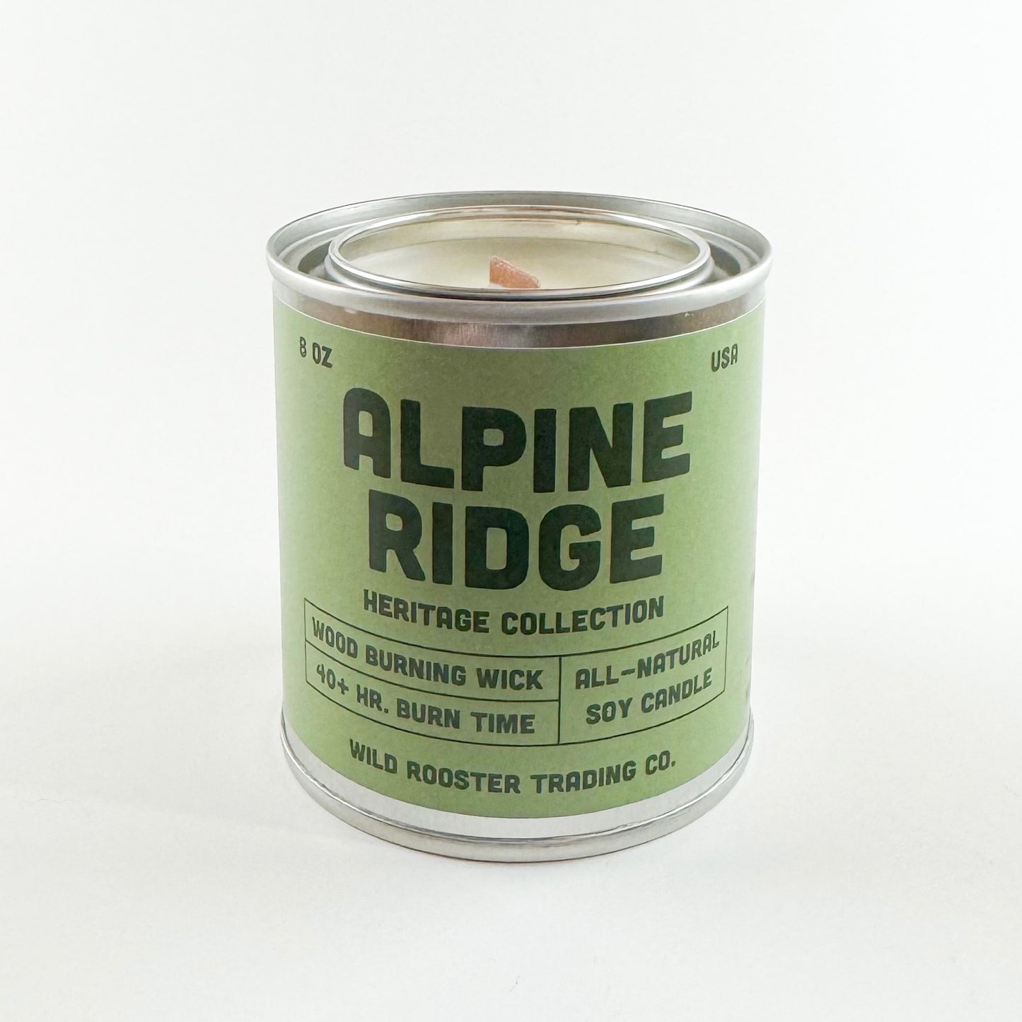 Alpine Ridge | Pine & Camphor | Scented Soy Wax Candle