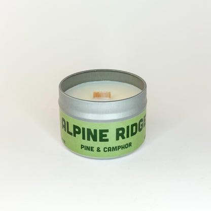 Alpine Ridge | Pine & Camphor | Scented Soy Wax Candle