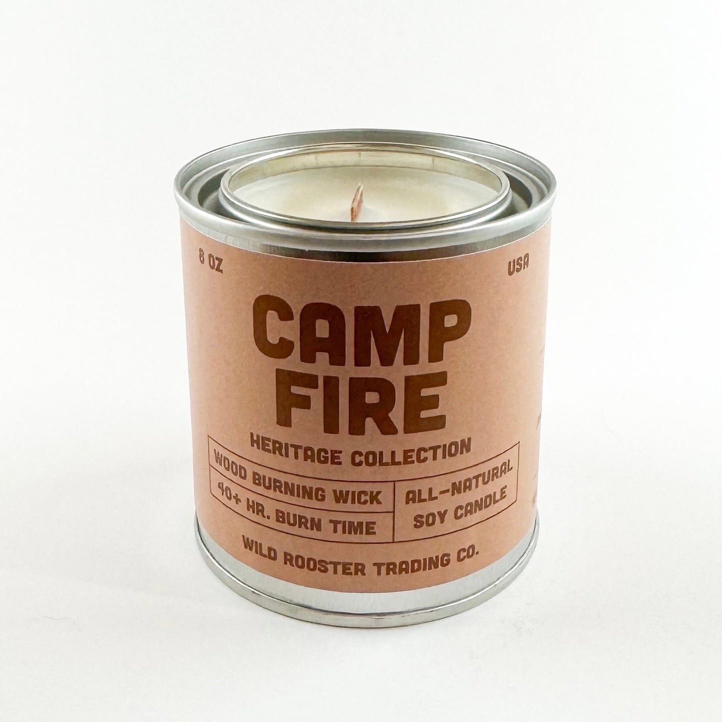 Camp Fire | Marshmallow & Smoke | Scented Soy Wax Candle