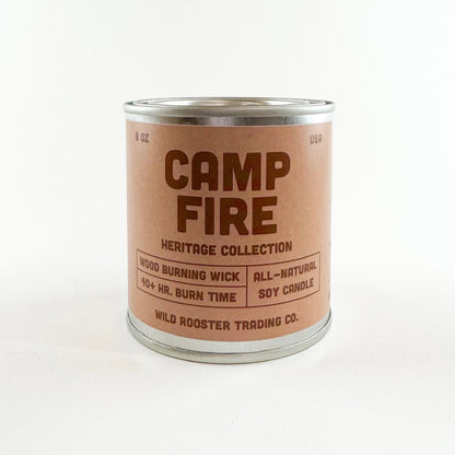 Camp Fire | Marshmallow & Smoke | Scented Soy Wax Candle