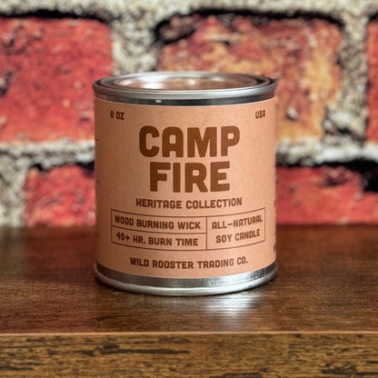 Camp Fire | Marshmallow & Smoke | Scented Soy Wax Candle