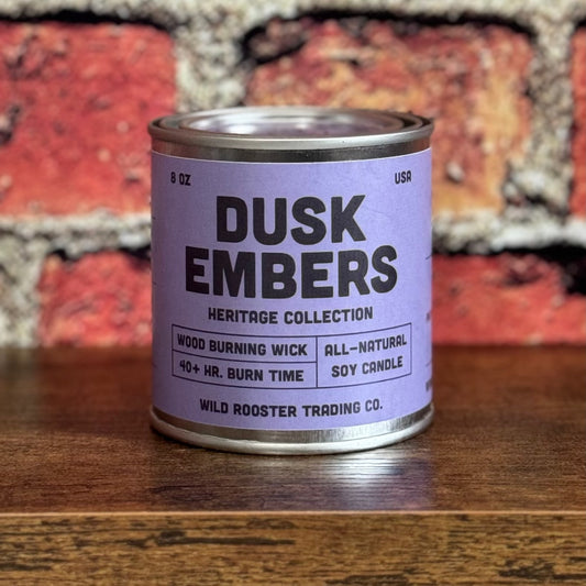 Dusk Embers | Lavender & Sage | Scented Soy Wax Candle