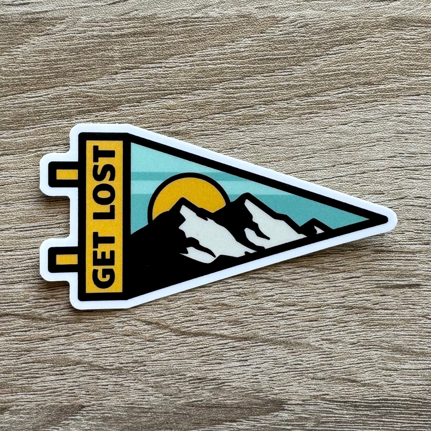 Get Lost Flag | 2.5 in Waterproof Vinyl Sticker