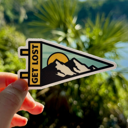 Get Lost Flag | 2.5 in Waterproof Vinyl Sticker