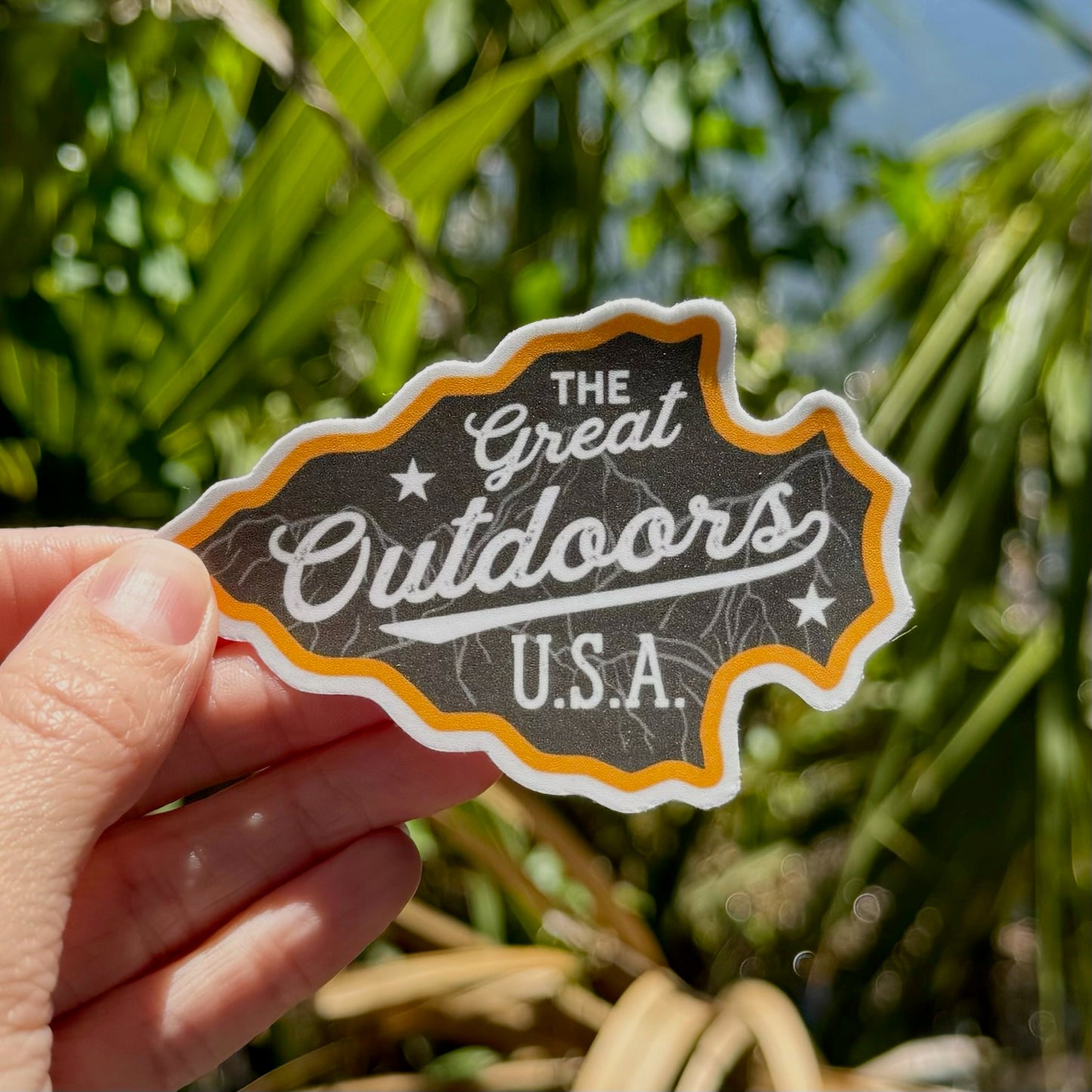 Great Outdoors USA Arrowhead | 2.5 in Waterproof Vinyl Sticker