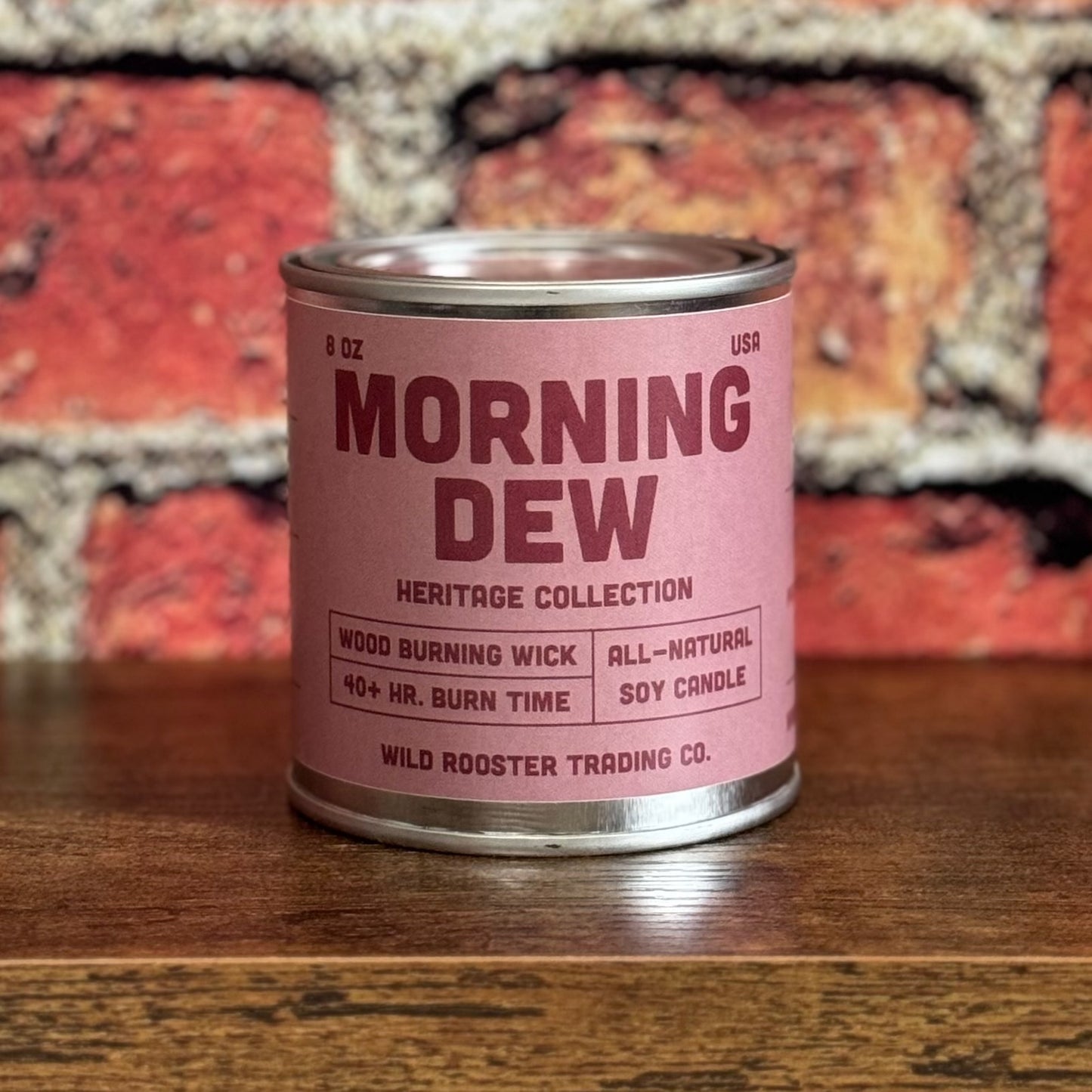 Morning Dew | Rose & Magnolia | Scented Soy Wax Candle