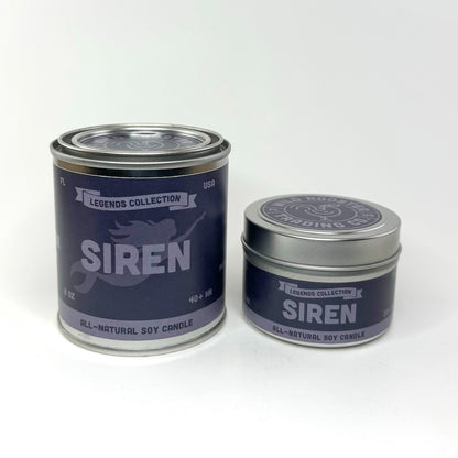 Siren | Bergamot & Moss | Scented Soy Wax Candle