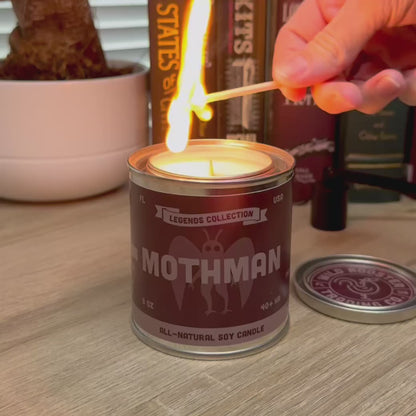 Mothman | Cypress & Sage | Scented Soy Wax Candle